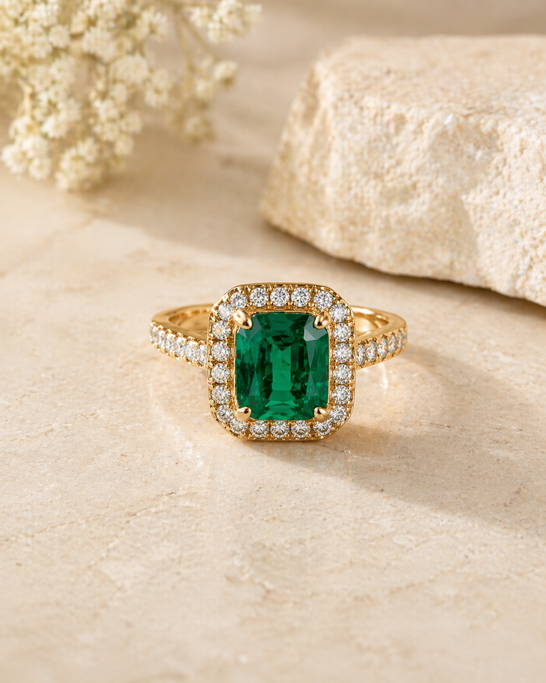 Emerald ring gallery image